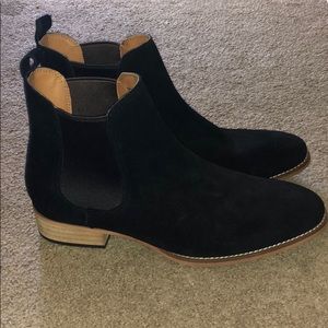 Black Suede Steve Madden Chelsea Boot
